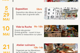 Programme des événements de mai