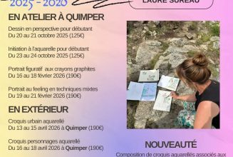 Stages d’aquarelle et croquis – Été 2026